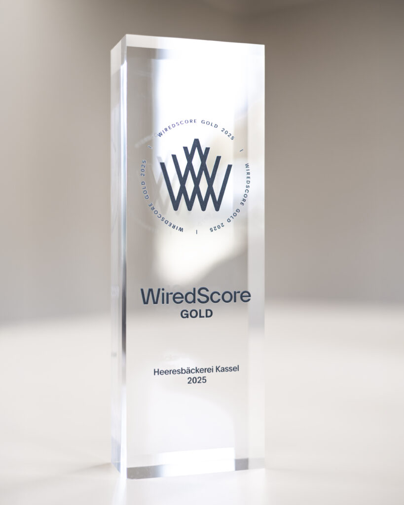 wiredscore gold, heeresbäckerei kassel, magazinhof, auszeichnung, zertifizierung